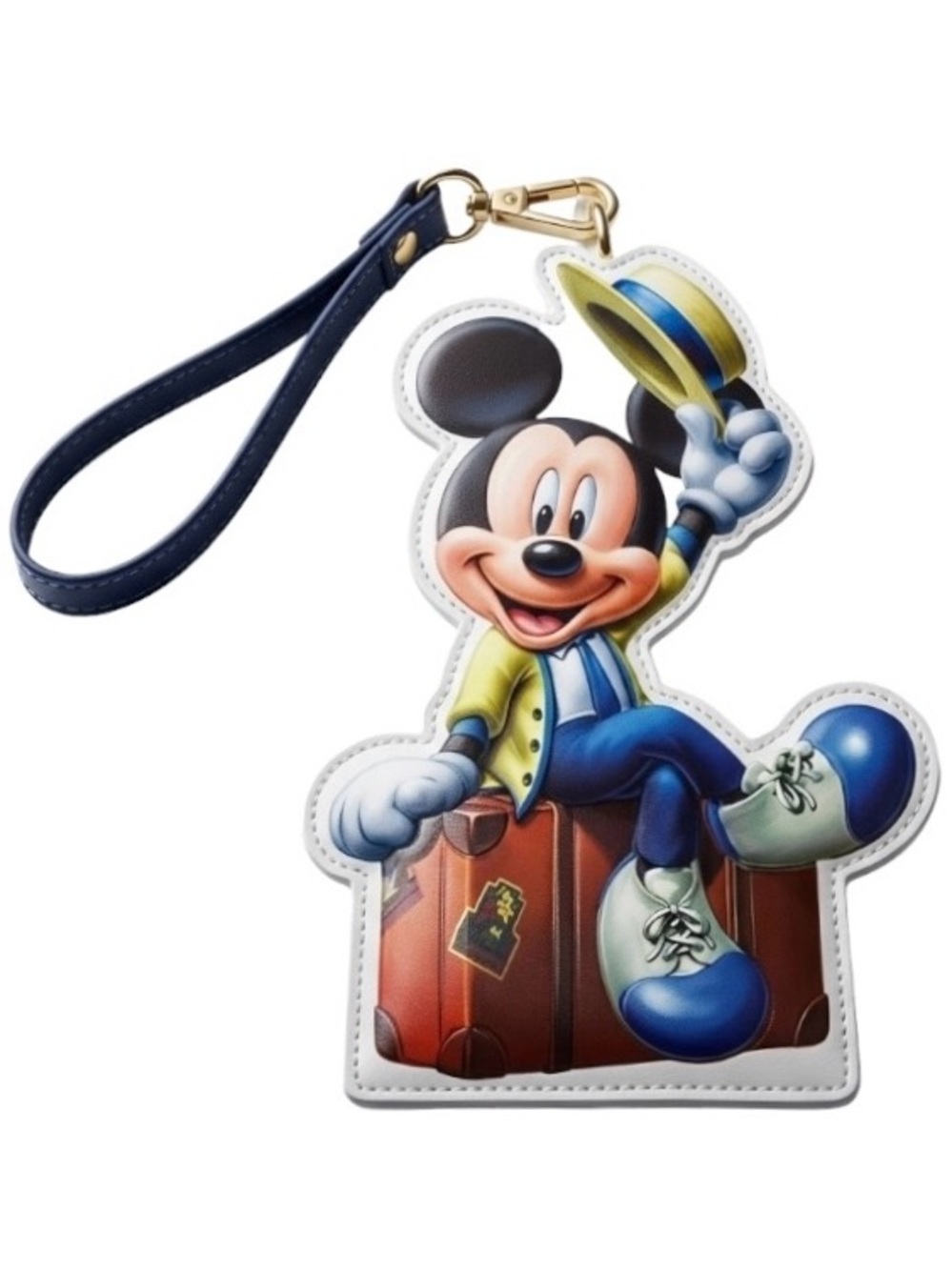Tokyo Disney Resort Mickey Mouse Vacation Package Pass Holder Lanyard ID Case